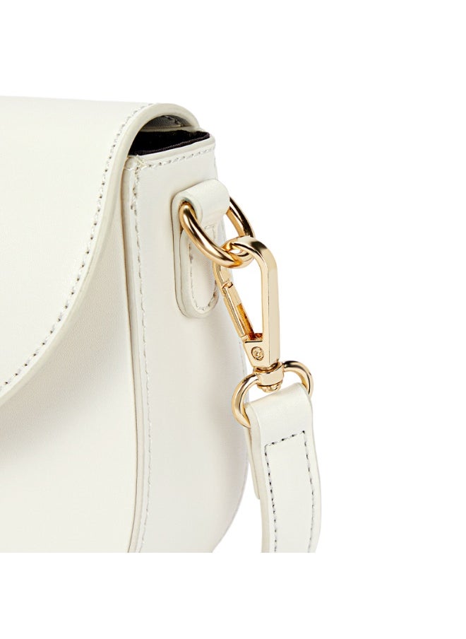 BOSTANTEN Fashion Crossbody Bag – Beige White – Chic & Functional Everyday Bag