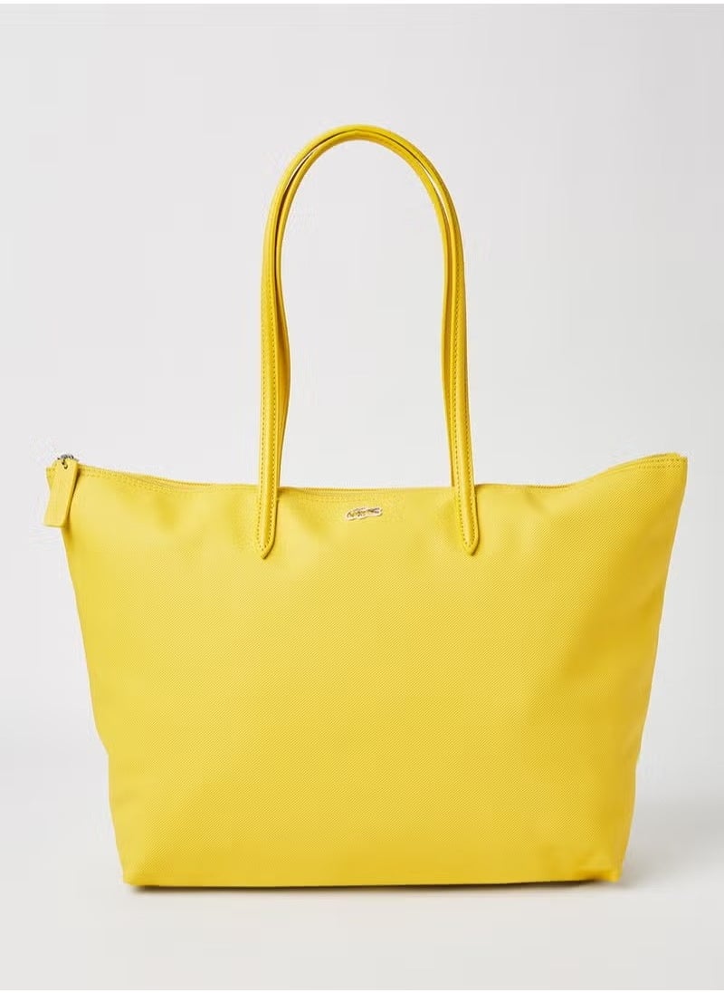 LACOSTE L.12.12 Concept Zip Tote Bag Yellow