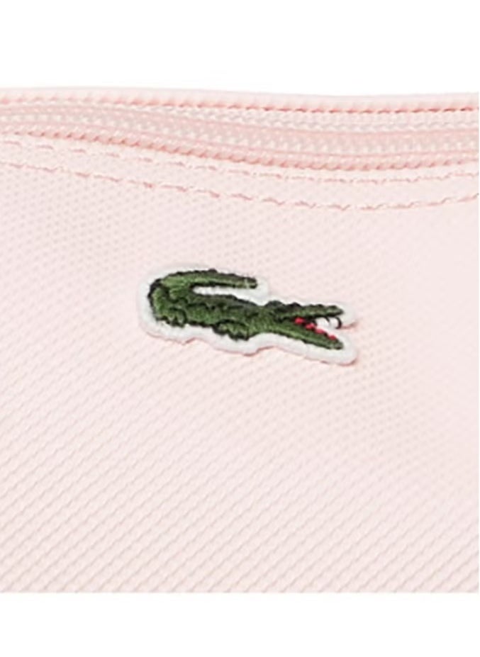 Lacoste's light - pink shoulder bag with a large capacity