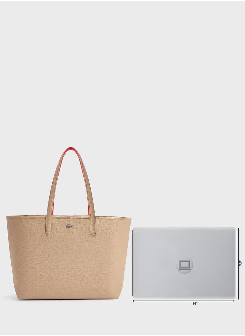 Essentials Top Handle Zip Over Tote