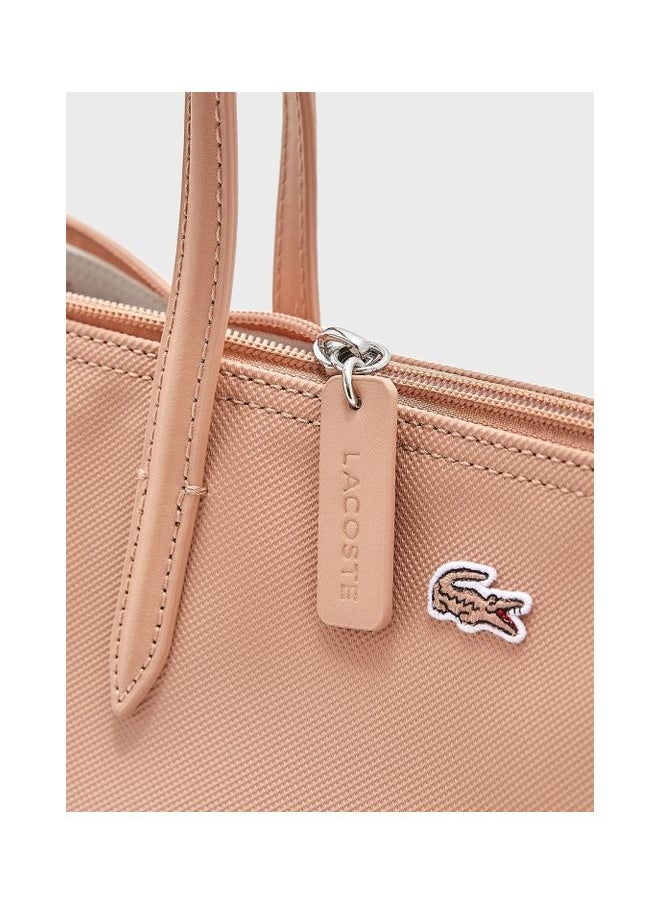 Women Top Handle Shopper Beige