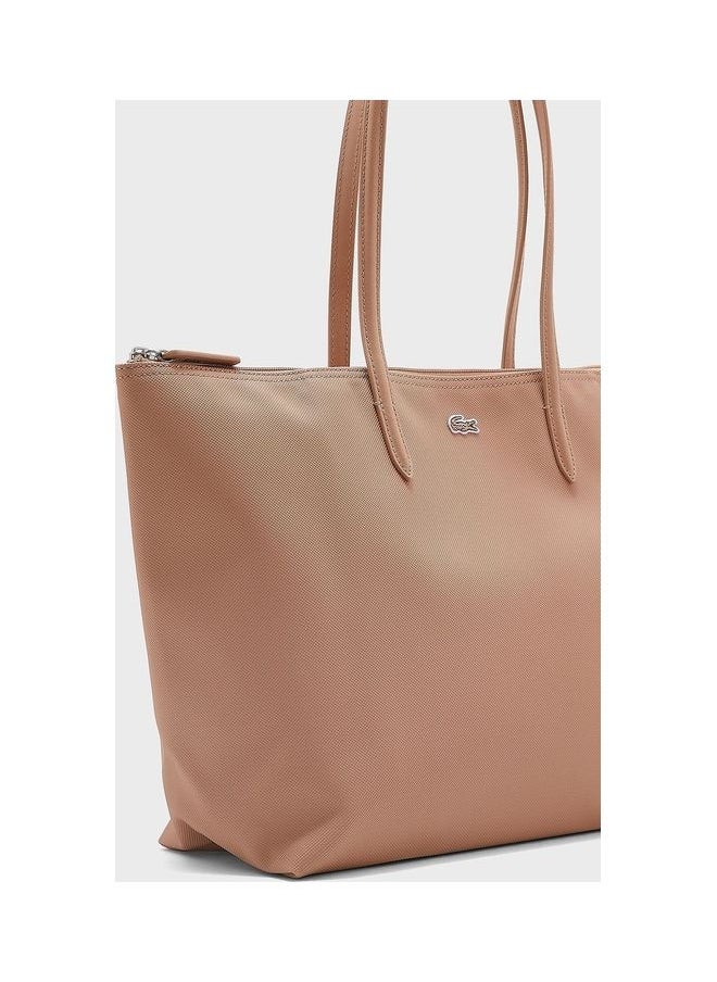 Women Top Handle Shopper Beige
