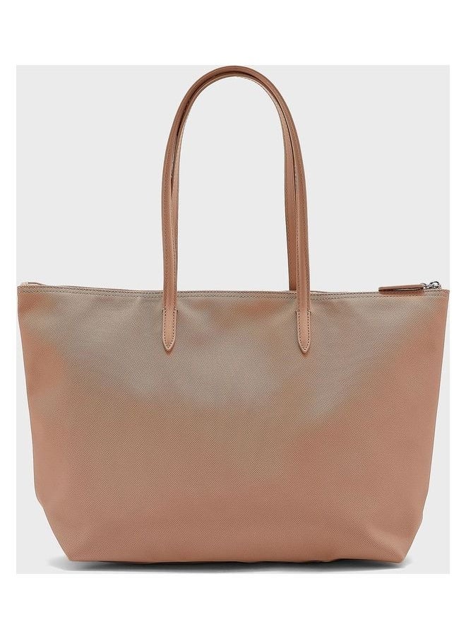 Women Top Handle Shopper Beige