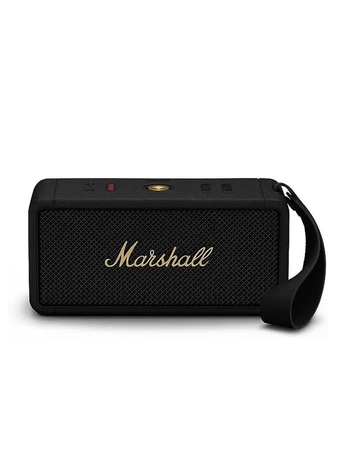 Middleton Portable Wireless Bluetooth Speaker Black/ Brass