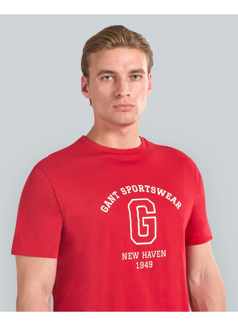 Gant Graphic Short Sleeve T-Shirt For Men (Navy)