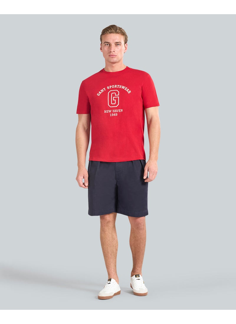 Gant Graphic Short Sleeve T-Shirt For Men (Navy)