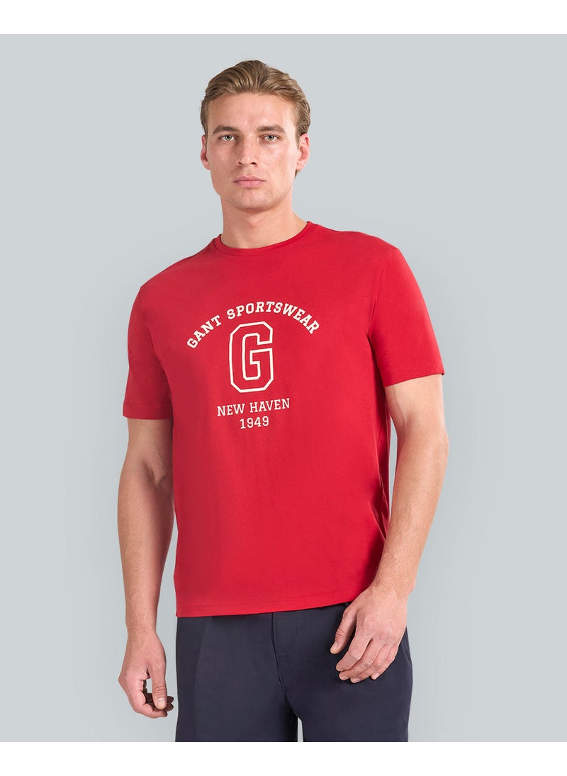 Gant Graphic Short Sleeve T-Shirt For Men (Navy)