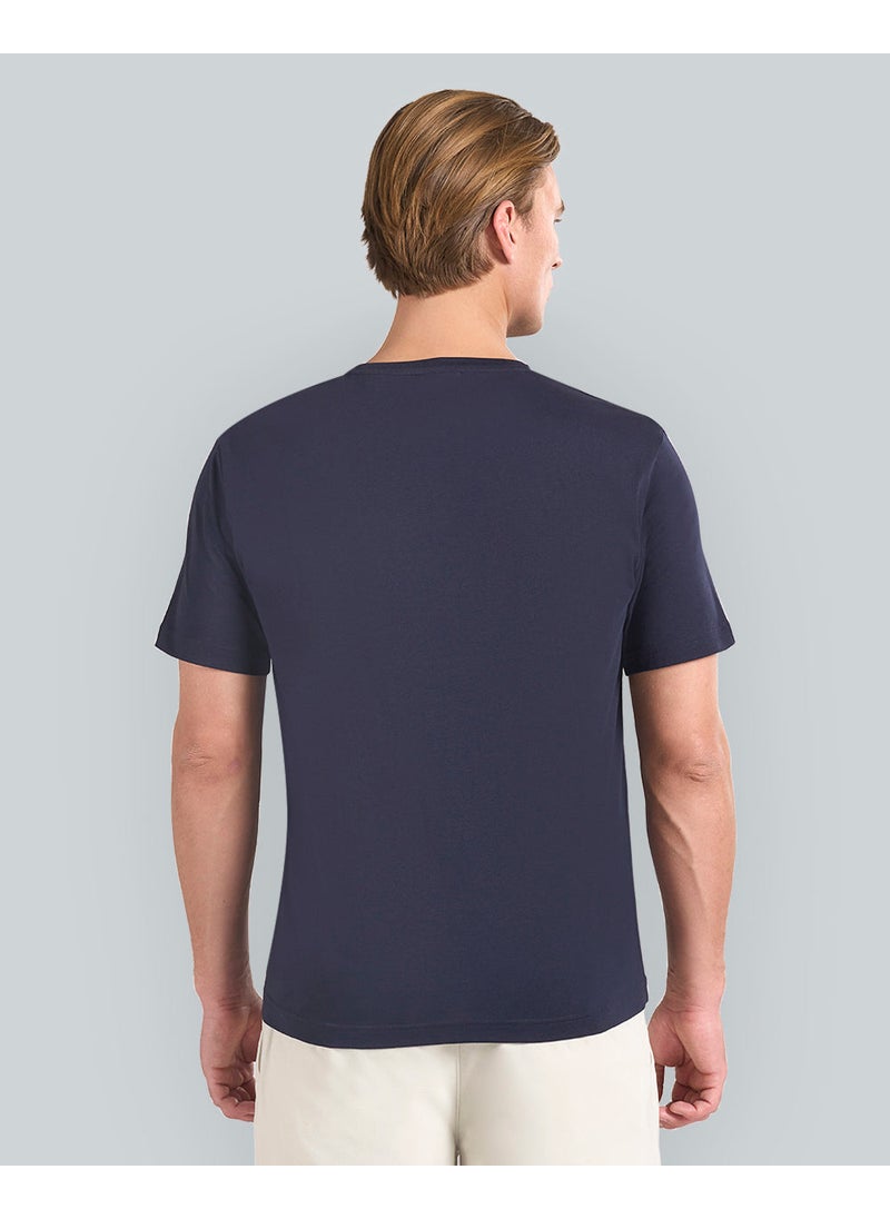 Gant Regular Fit Archive Shield T-Shirt For Men (Navy)