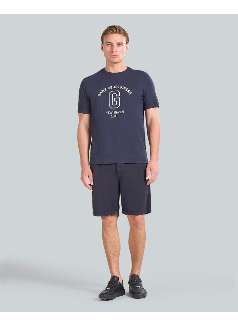 Gant Graphic Short Sleeve T-Shirt For Men (White)