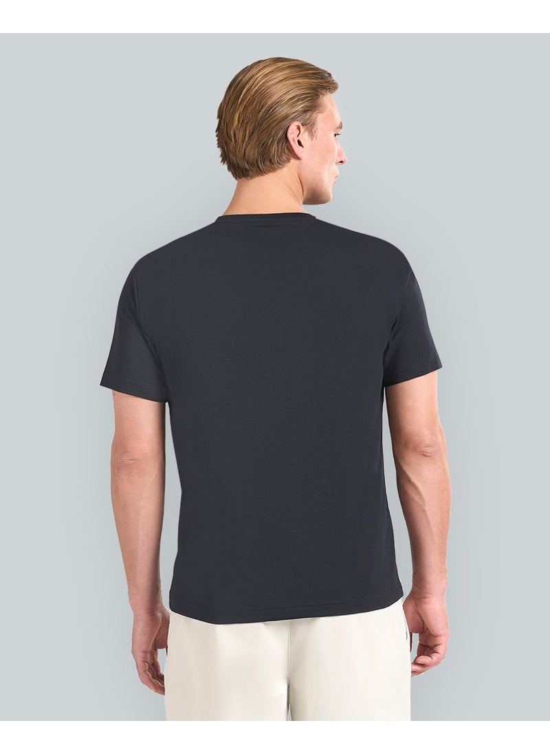 Gant Regular Fit Archive Shield T-Shirt For Men (Grey Melange)