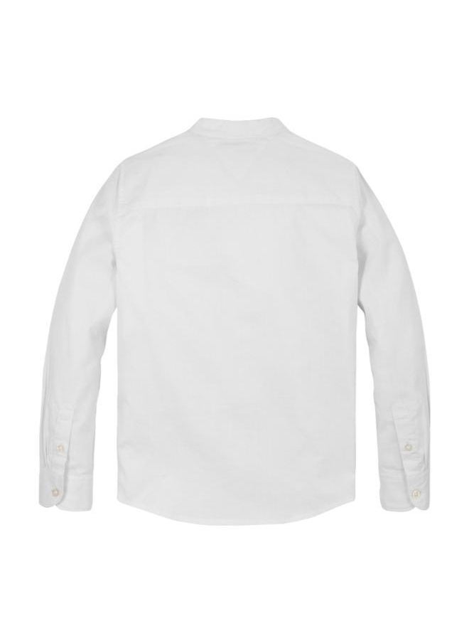 MAO COLLAR REGULAR SHIRT LS