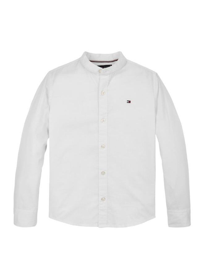 MAO COLLAR REGULAR SHIRT LS