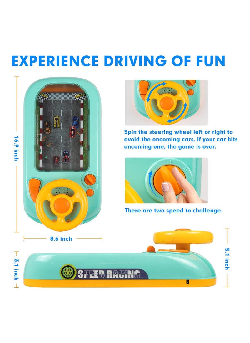 Simulation Driving Steering Wheel Toy – Interactive Musical Car Steering Game with Sounds & Lights for Kids Age 3+, Educational Racing Car Toy for Boys & Girls