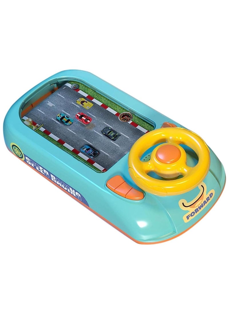 Simulation Driving Steering Wheel Toy – Interactive Musical Car Steering Game with Sounds & Lights for Kids Age 3+, Educational Racing Car Toy for Boys & Girls