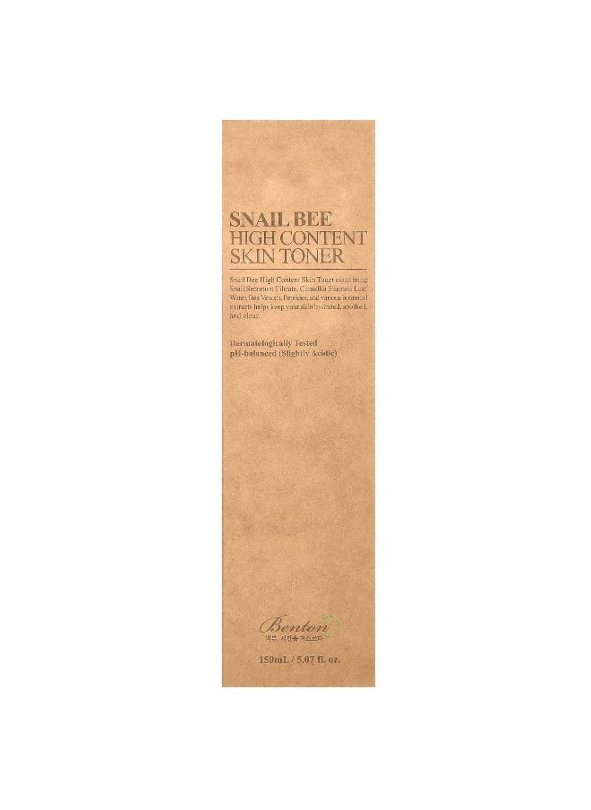 Benton, Snail Bee, High Content Skin Toner, 5.07 fl oz (150 ml)