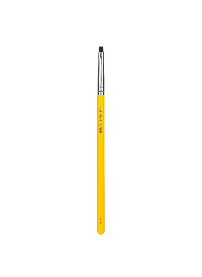 Bdellium Tools Professional Makeup Brush - Studio Series 761 Tight Liner - With Soft Synthetic Fibers, For Precise Application of Eyeshadow (Yellow, 1pc)