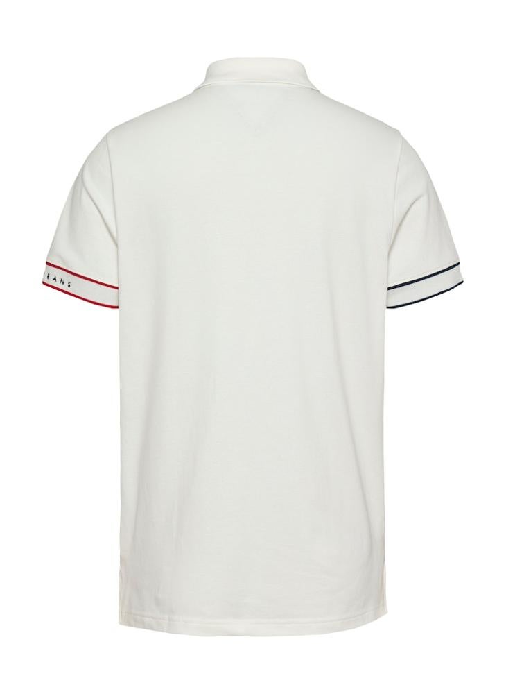 Slim Flag Cuff Short Sleeve Polo