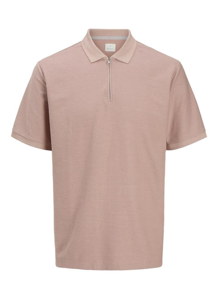 Jprccronnie Short Sleeve Zip Polo Shirt