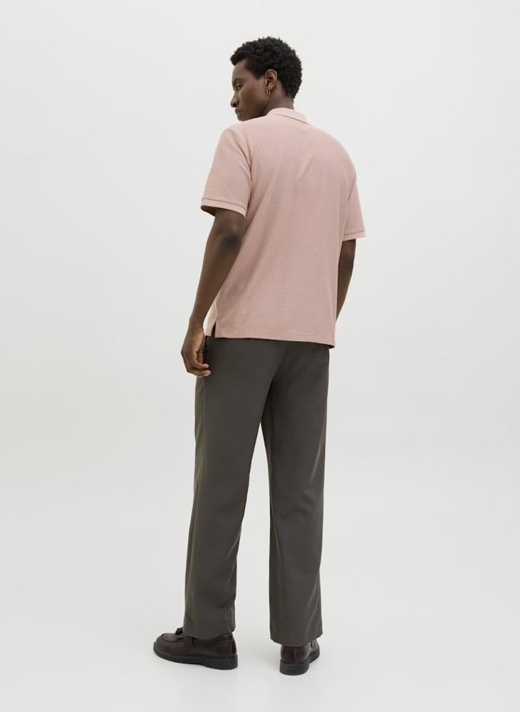 Jprccronnie Short Sleeve Zip Polo Shirt
