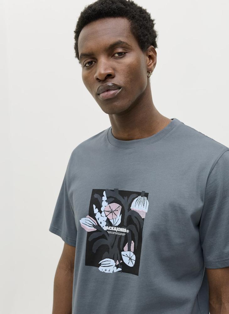 JORALMERIA FRONT TEE SS CREW NECK