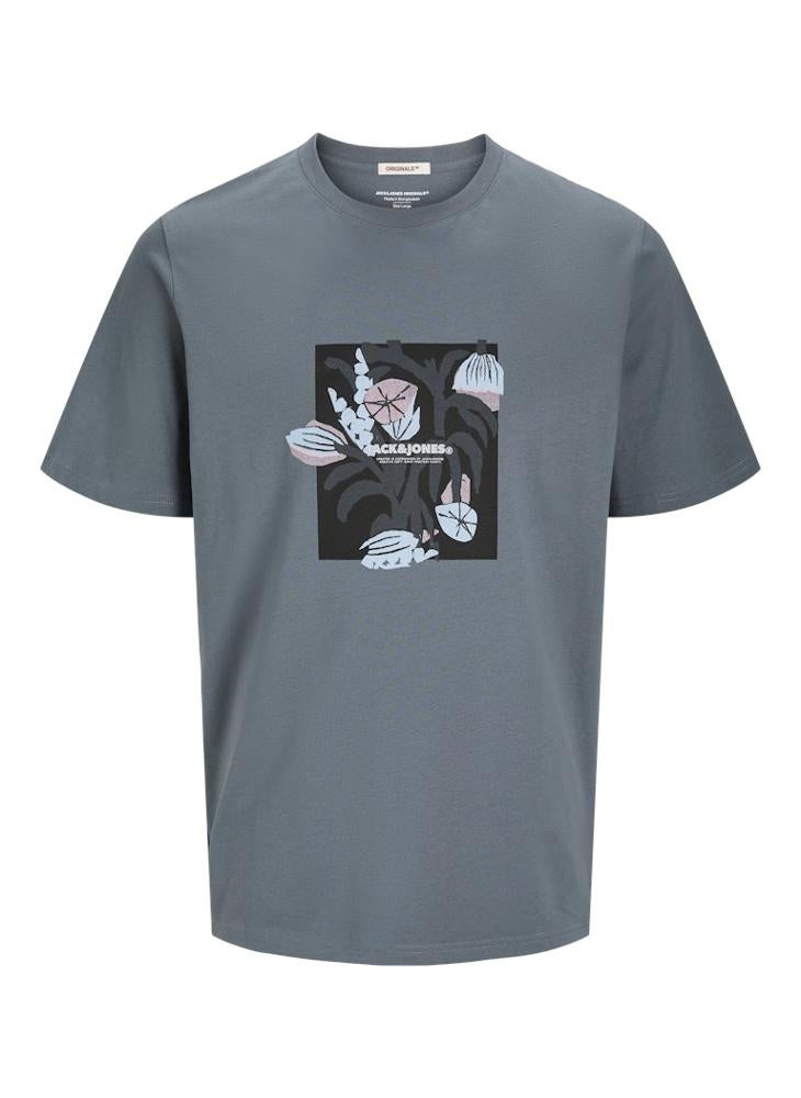 JORALMERIA FRONT TEE SS CREW NECK