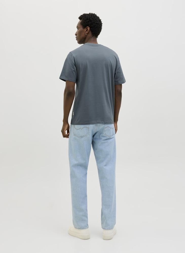 JORALMERIA FRONT TEE SS CREW NECK
