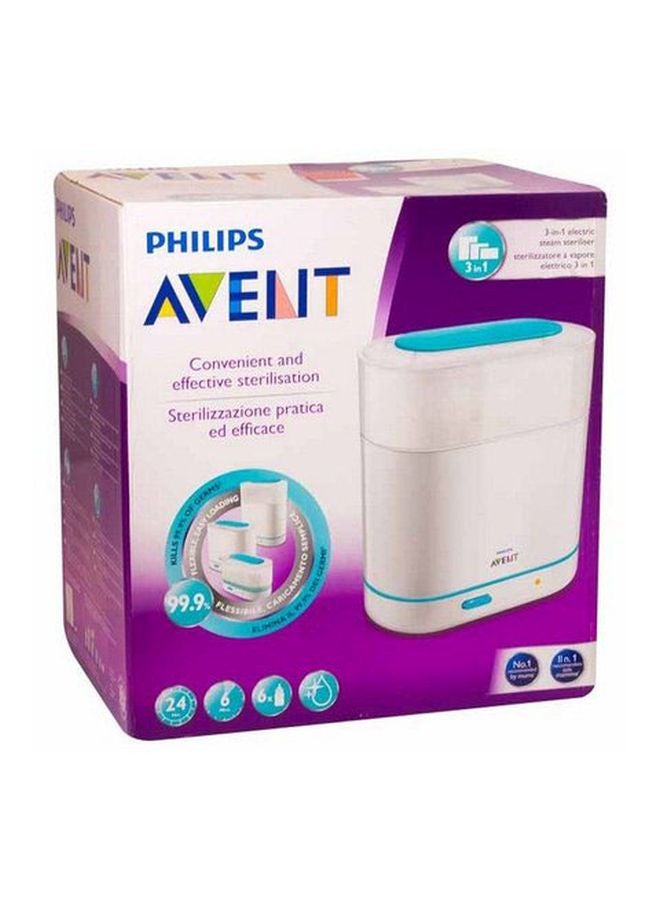 Avent 3-In-1 Electric Steam Sterilizer With Adjustable Size