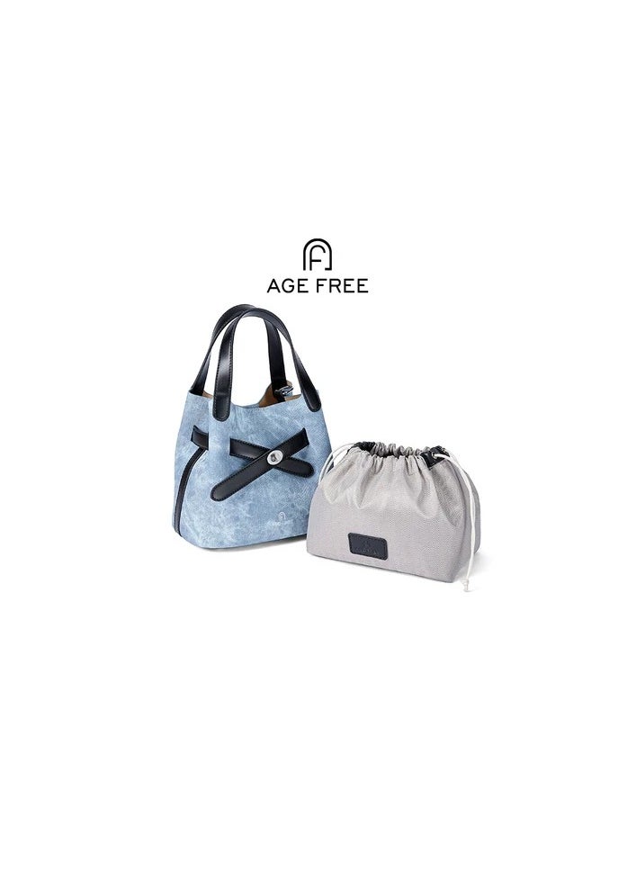 Hyeri AGE FREE Sling & Shoulder Bag – Blue Denim | Stylish & Versatile Bag for Women