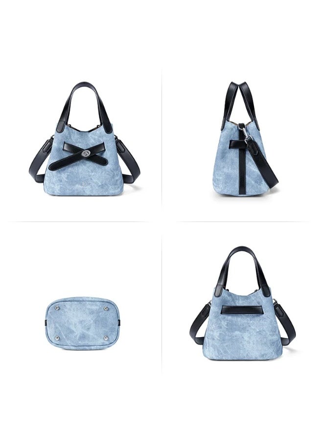 Hyeri AGE FREE Sling & Shoulder Bag – Blue Denim | Stylish & Versatile Bag for Women