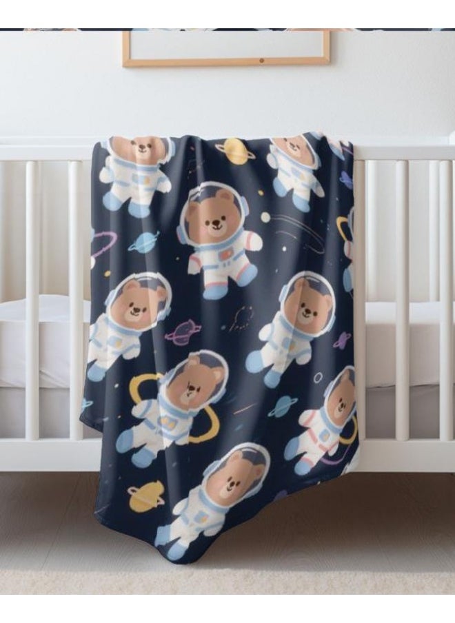 Children's or student cartoon flannel thin blanket (warm and comfortable, suitable for sleep, games) 100cm*150cm - 215