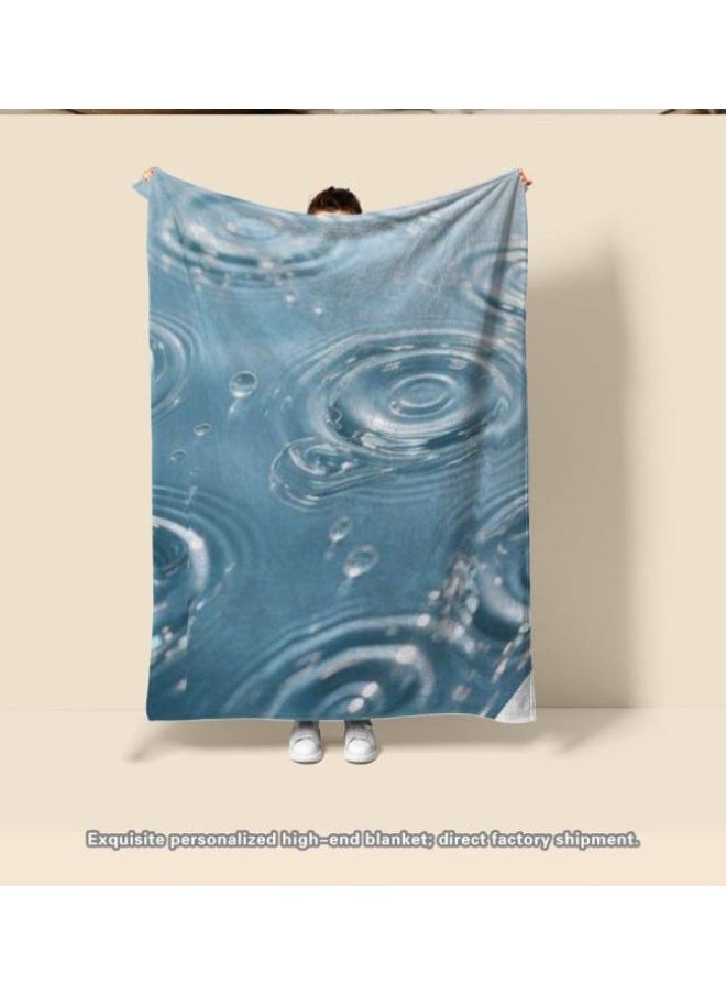 Children's or student cartoon flannel thin blanket (warm and comfortable, suitable for sleep, games) 100cm*150cm