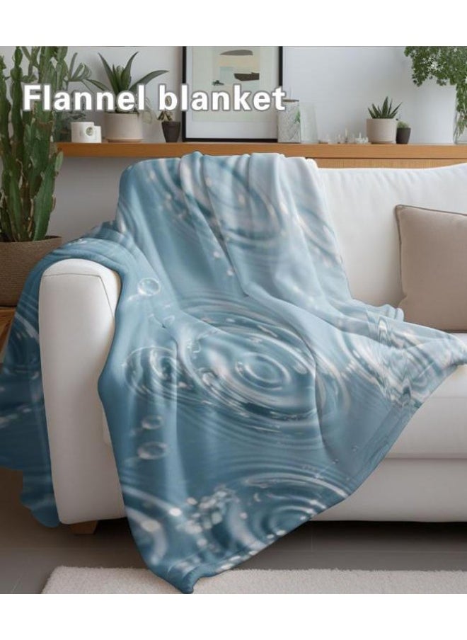 Children's or student cartoon flannel thin blanket (warm and comfortable, suitable for sleep, games) 100cm*150cm