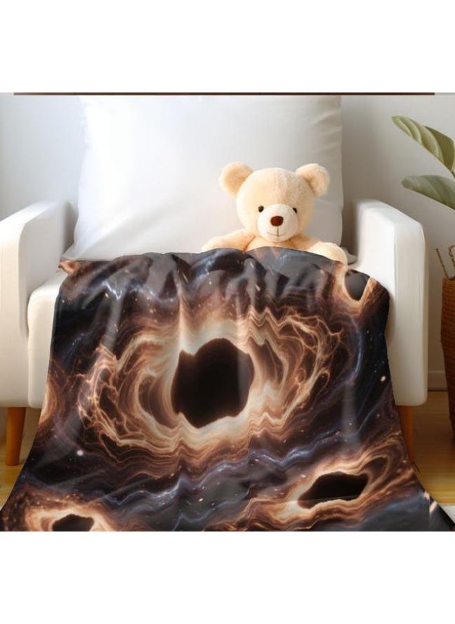 Children's or student cartoon flannel thin blanket (warm and comfortable, suitable for sleep, games) 100cm*150cm