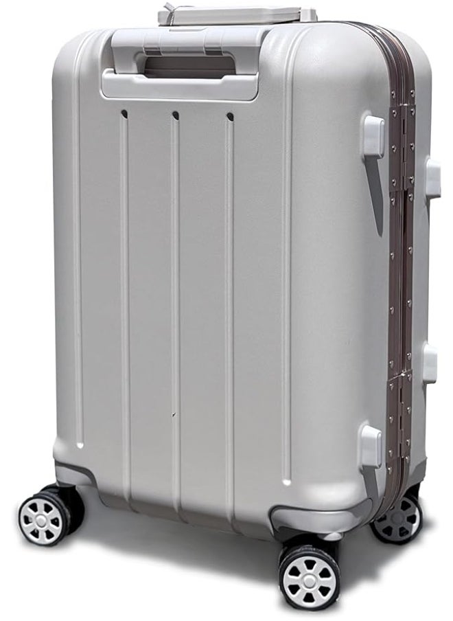 V801 Carry On Suitcase, 20-Inch, Aluminium Frame, Double Spinner Wheels, Disert