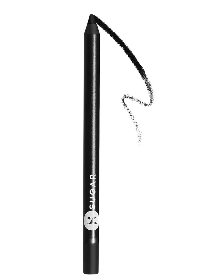 SUGAR Cosmetics Stroke Of Genius Heavy Duty Kohl with Sharpner  Long Lasting  Smudge Proof and  Waterproof Kajal Pencil  Matte Finish 1.2gm 01 Back To Black Black