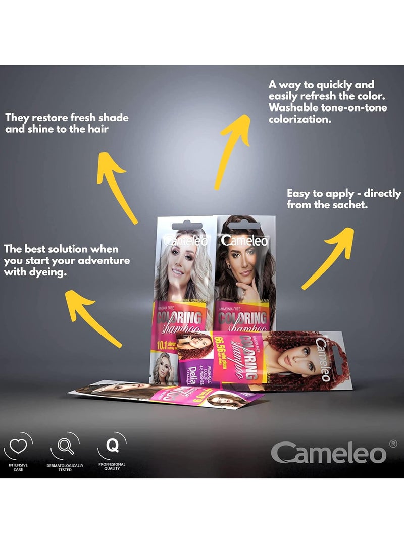 Coloring Shampoo Silver Blonde Quick and Easy Color Refreshing Washable Coloring Tone In Tone 40ml