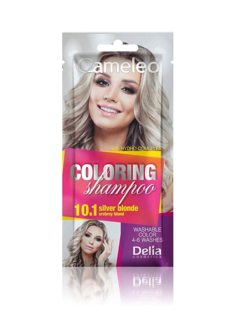 Coloring Shampoo Silver Blonde Quick and Easy Color Refreshing Washable Coloring Tone In Tone 40ml