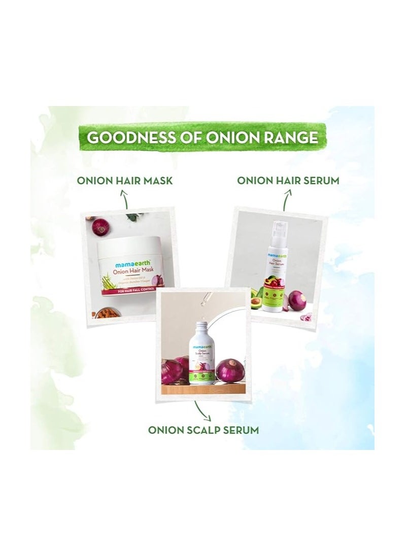 MAMAEARTH Onion Hair Oil 250 ml and Shampoo 400 ml