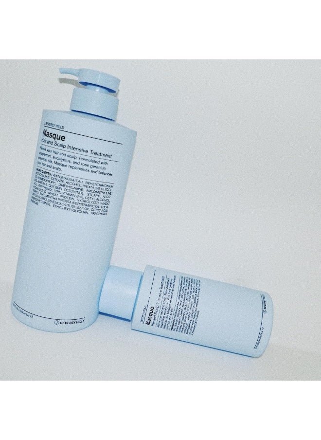 Blue Masque, Hair And Scalp Intensive Treatment Mask, 32 Oz