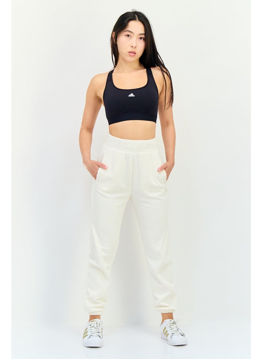 Women Sportswear Fit Outdoor Sweatpants, Off White