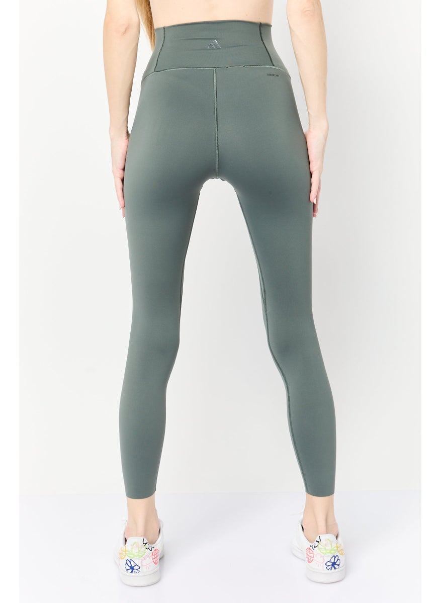Women Tight Fit Training Leggings, Dark Grey