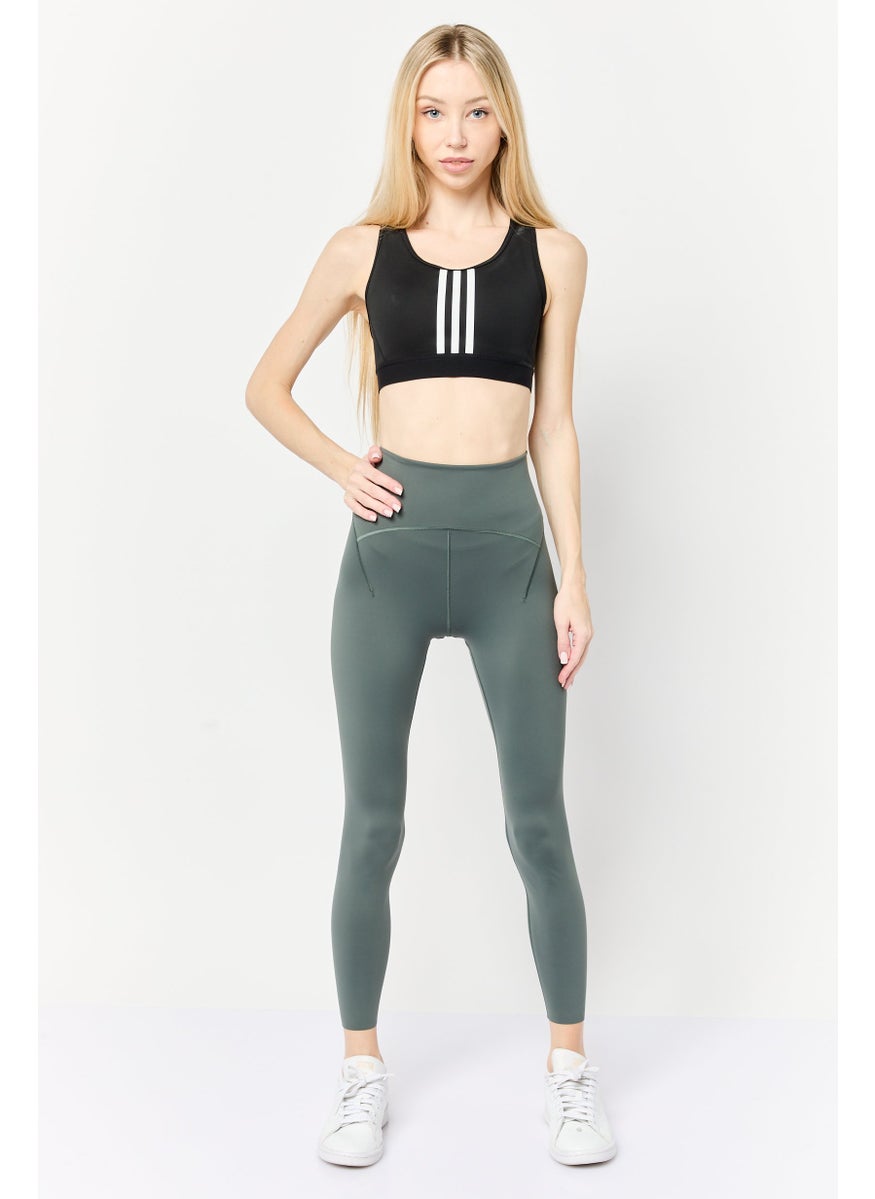 Women Tight Fit Training Leggings, Dark Grey