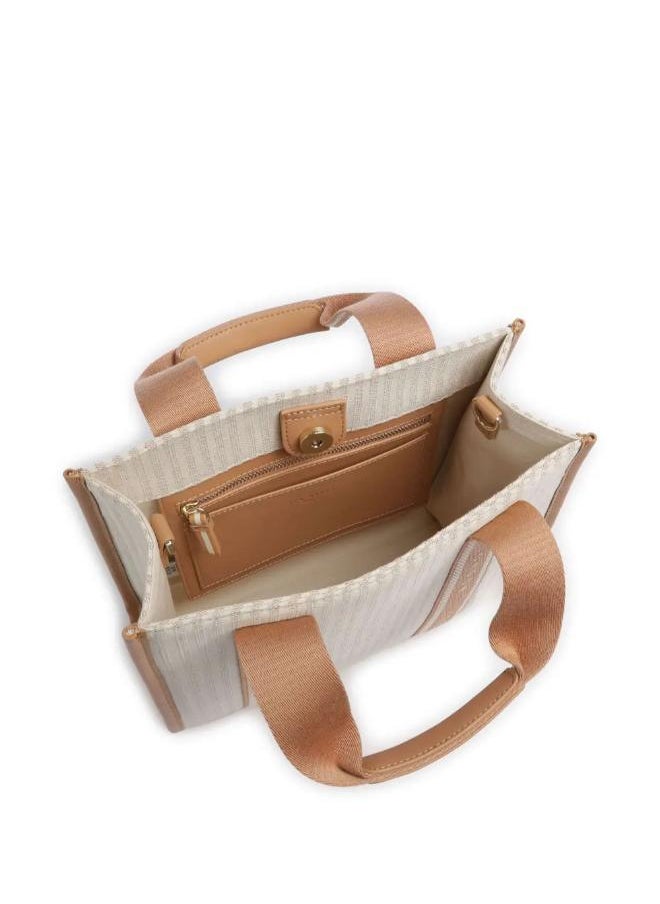 Harllee Striped Canvas Small Webbing Crossbody Bag
