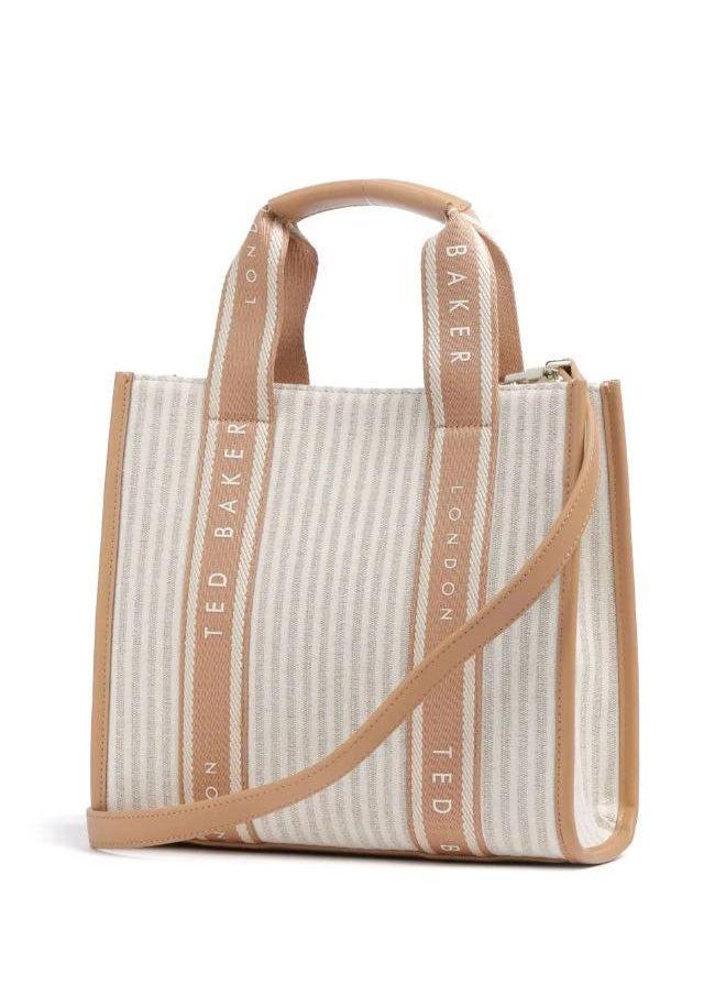 Harllee Striped Canvas Small Webbing Crossbody Bag
