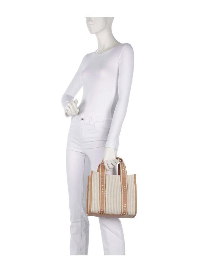 Harllee Striped Canvas Small Webbing Crossbody Bag