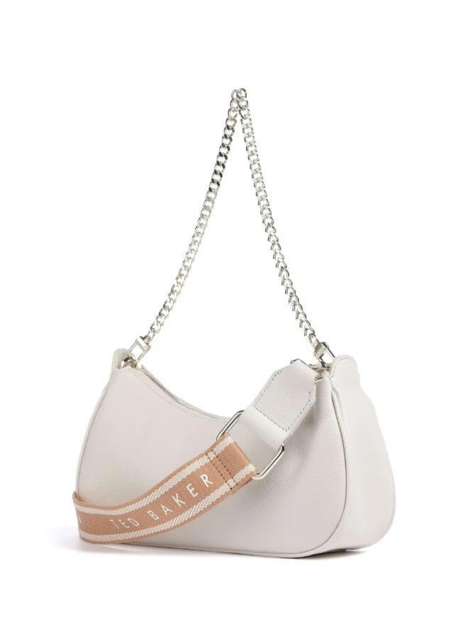 Essiy Webbing Leather Crossbody Bag