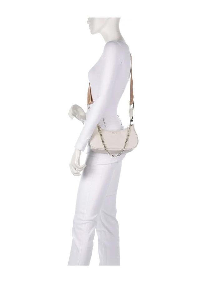 Essiy Webbing Leather Crossbody Bag