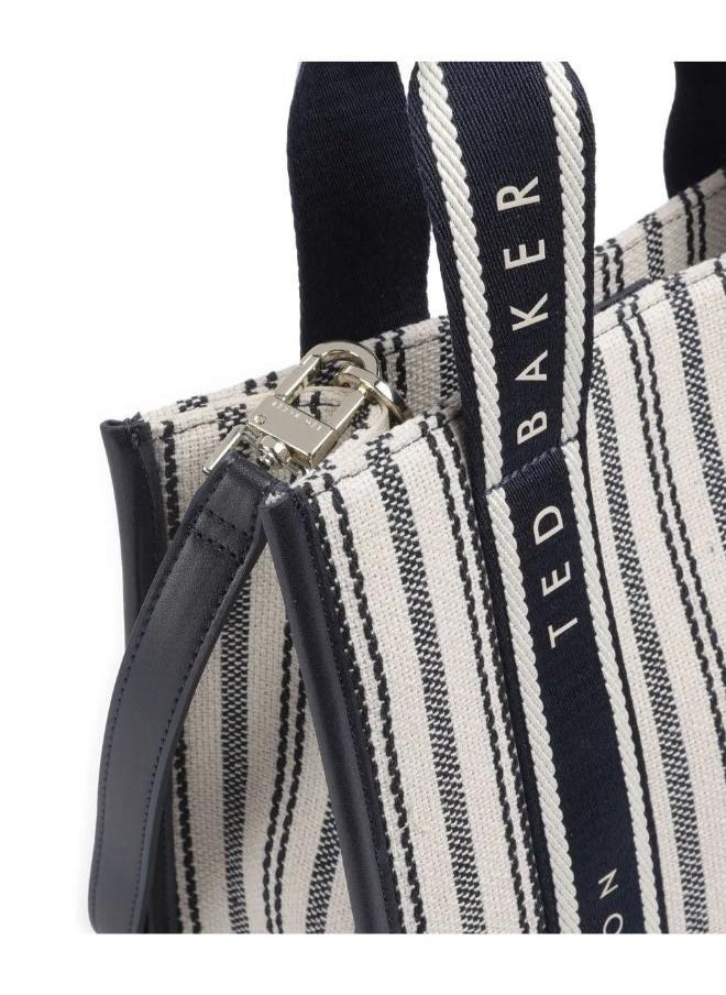 Harllee Striped Canvas Small Webbing Crossbody Bag