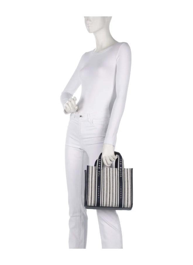 Harllee Striped Canvas Small Webbing Crossbody Bag