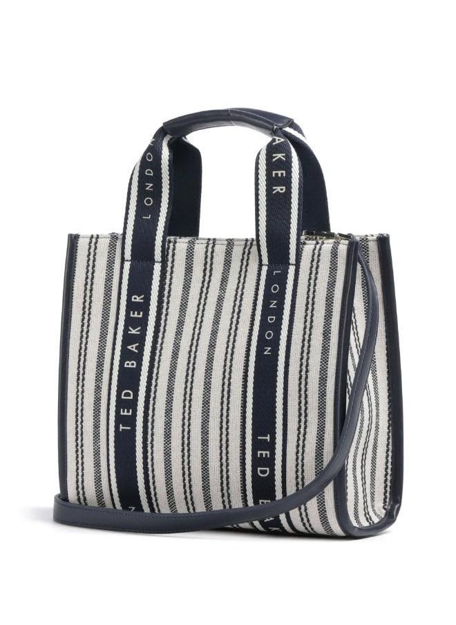 Harllee Striped Canvas Small Webbing Crossbody Bag